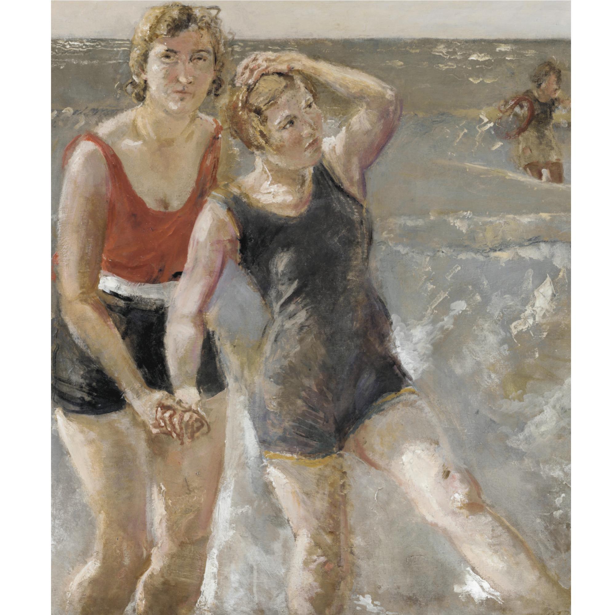 Rodney Joseph Burn - Two Bathers