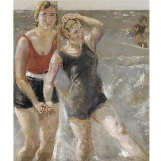Rodney Joseph Burn - Two Bathers