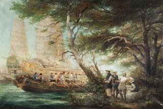 Rodolfo Claudus - Veliero con cinesi