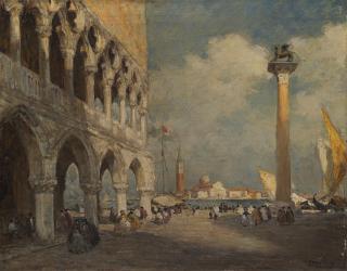 Rodolfo Paoletti - Maschere in Piazza San Marco