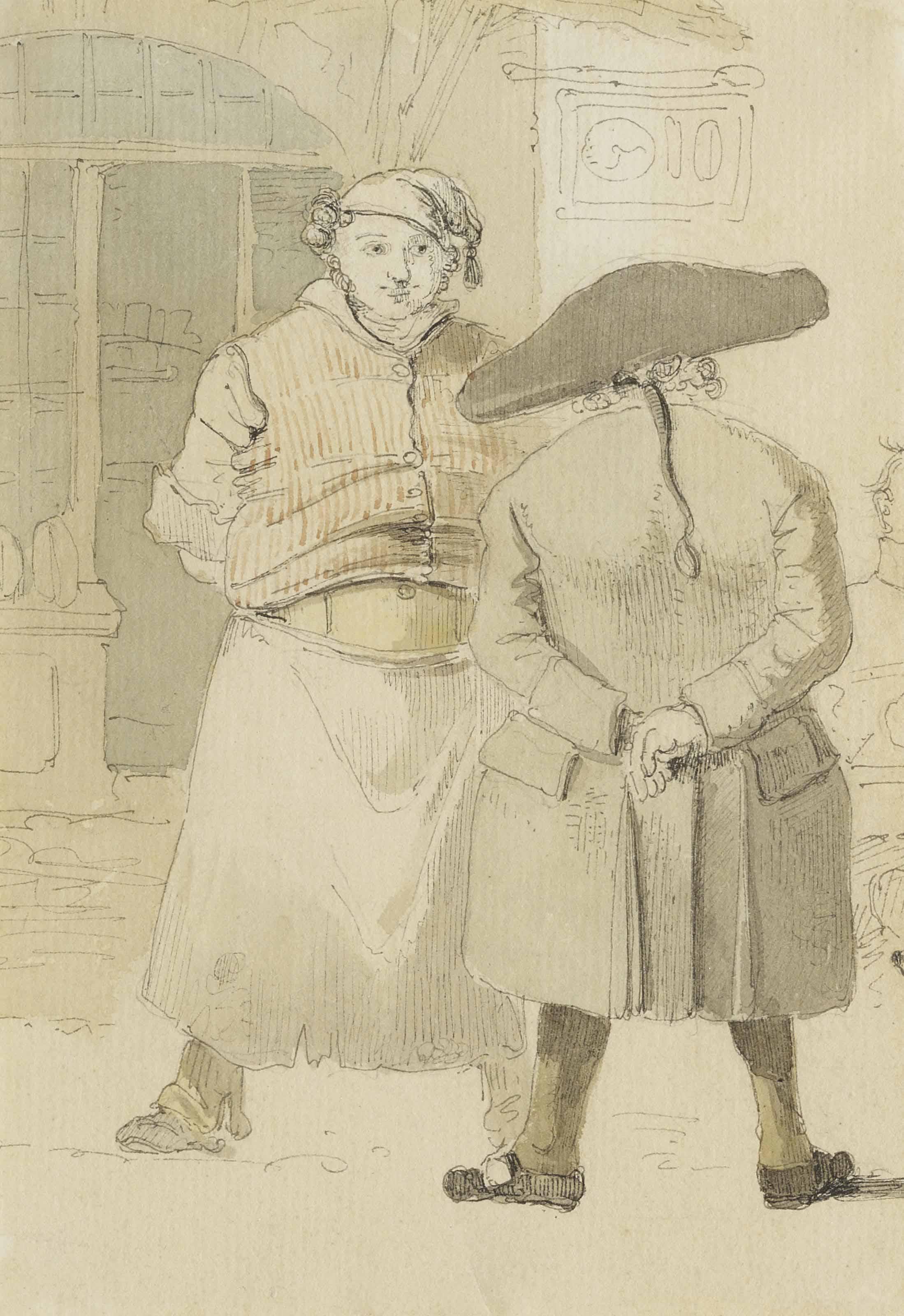 Rodolfphe Toepffer - Des arts et le boulanger