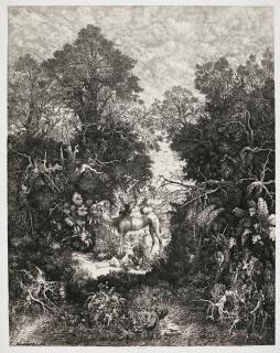 Rodolphe Bresdin - Le Bon Samaritain (Van Gelder 100)