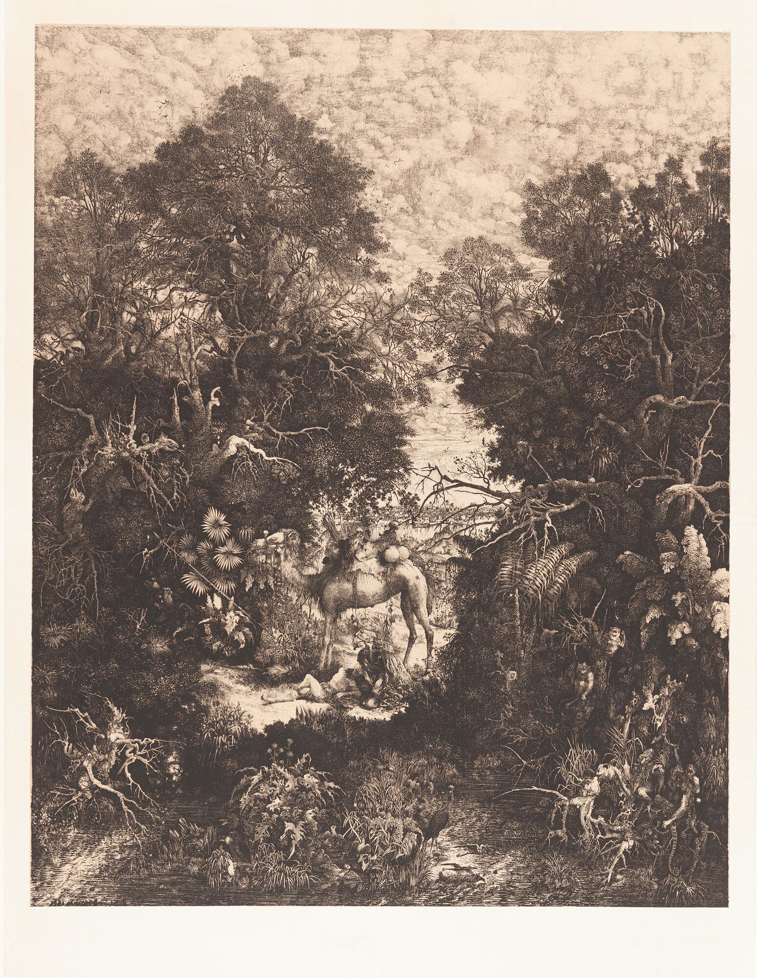 Rodolphe Bresdin - Le bon Samaritain