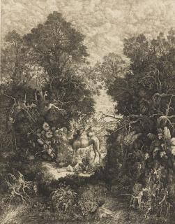 Rodolphe Bresdin - Le Bon Samaritan (Van Gelder 100)