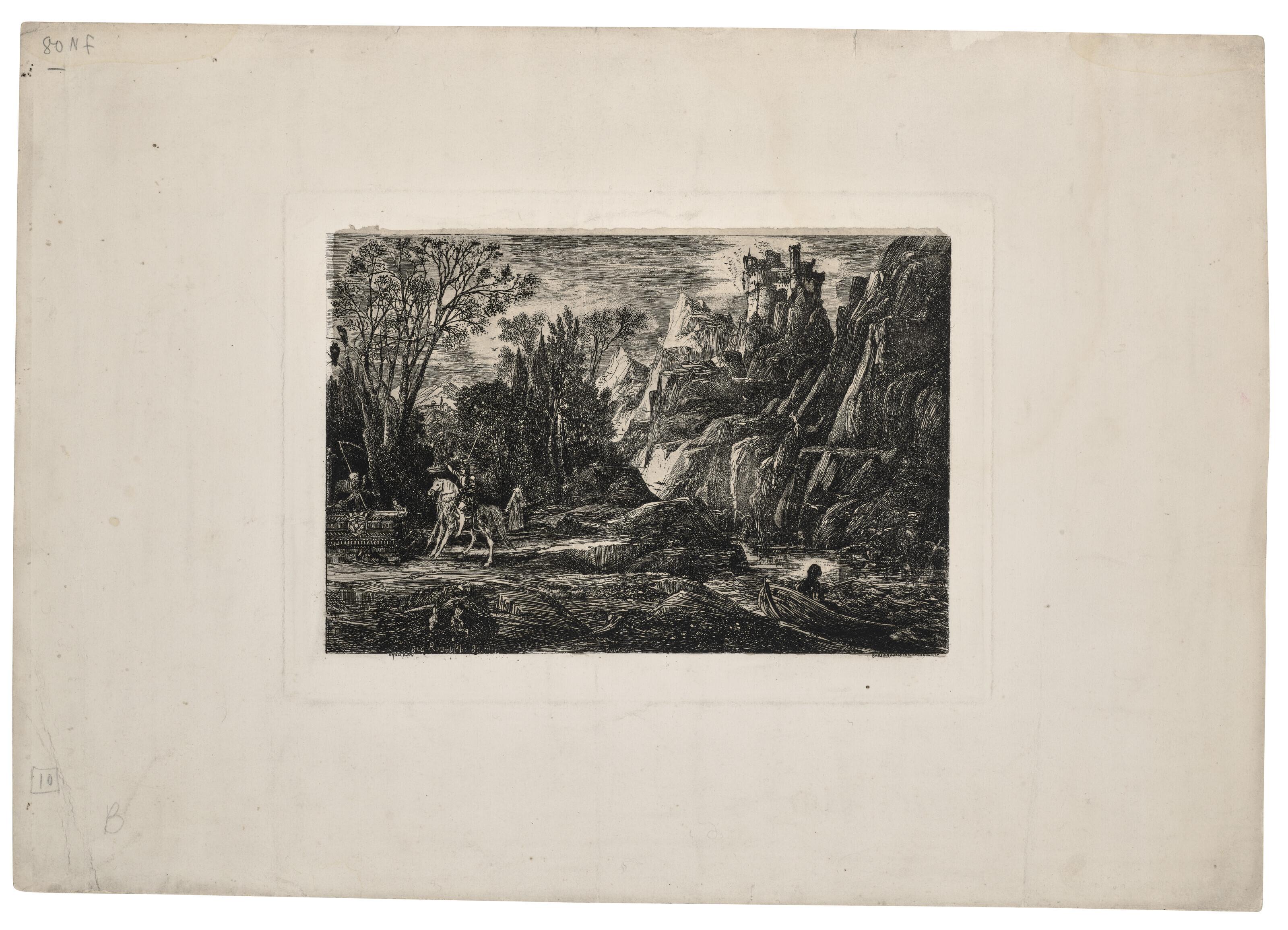 Rodolphe Bresdin - Le Chevalier et la Mort