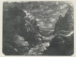 Rodolphe Bresdin - Le Ruisseau Des Gorges (Van Gelder 130)