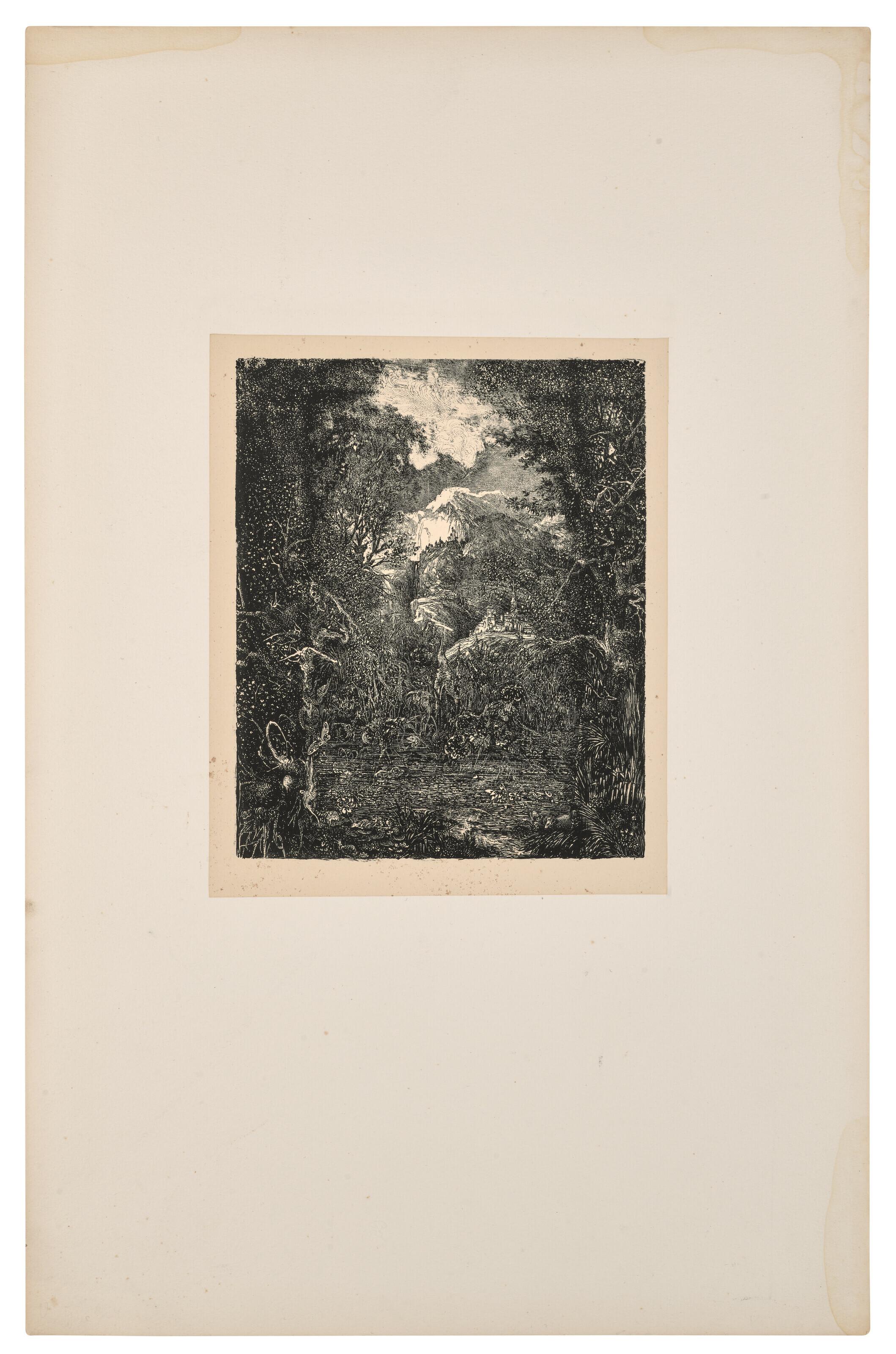 Rodolphe Bresdin - Les villes derrière le marécage