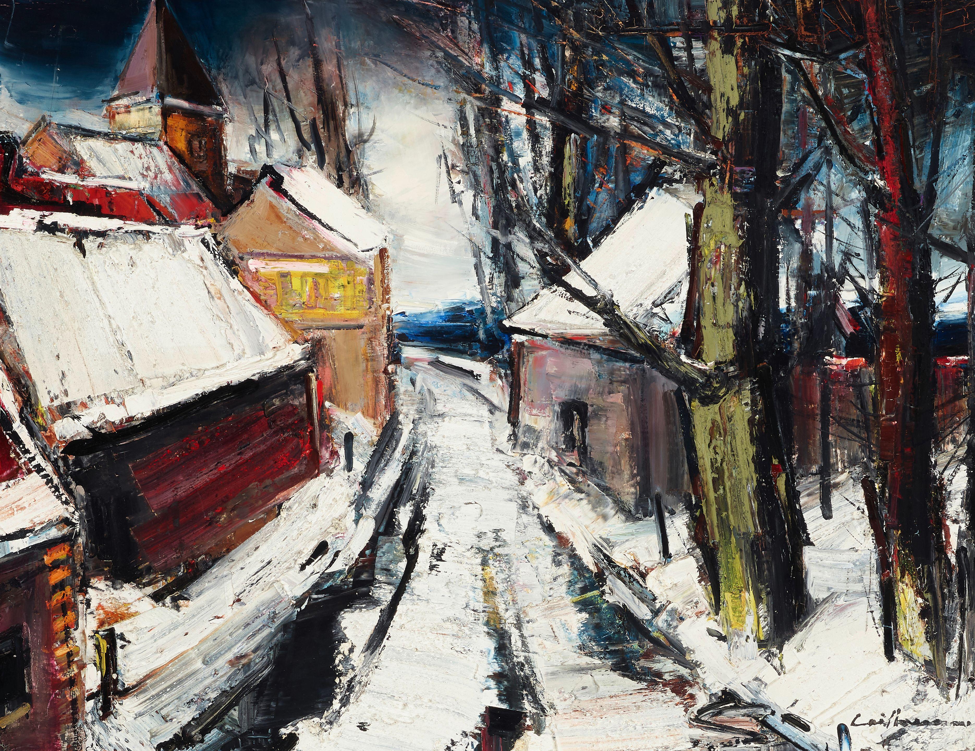 Rodolphe Caillaux - A winter scene