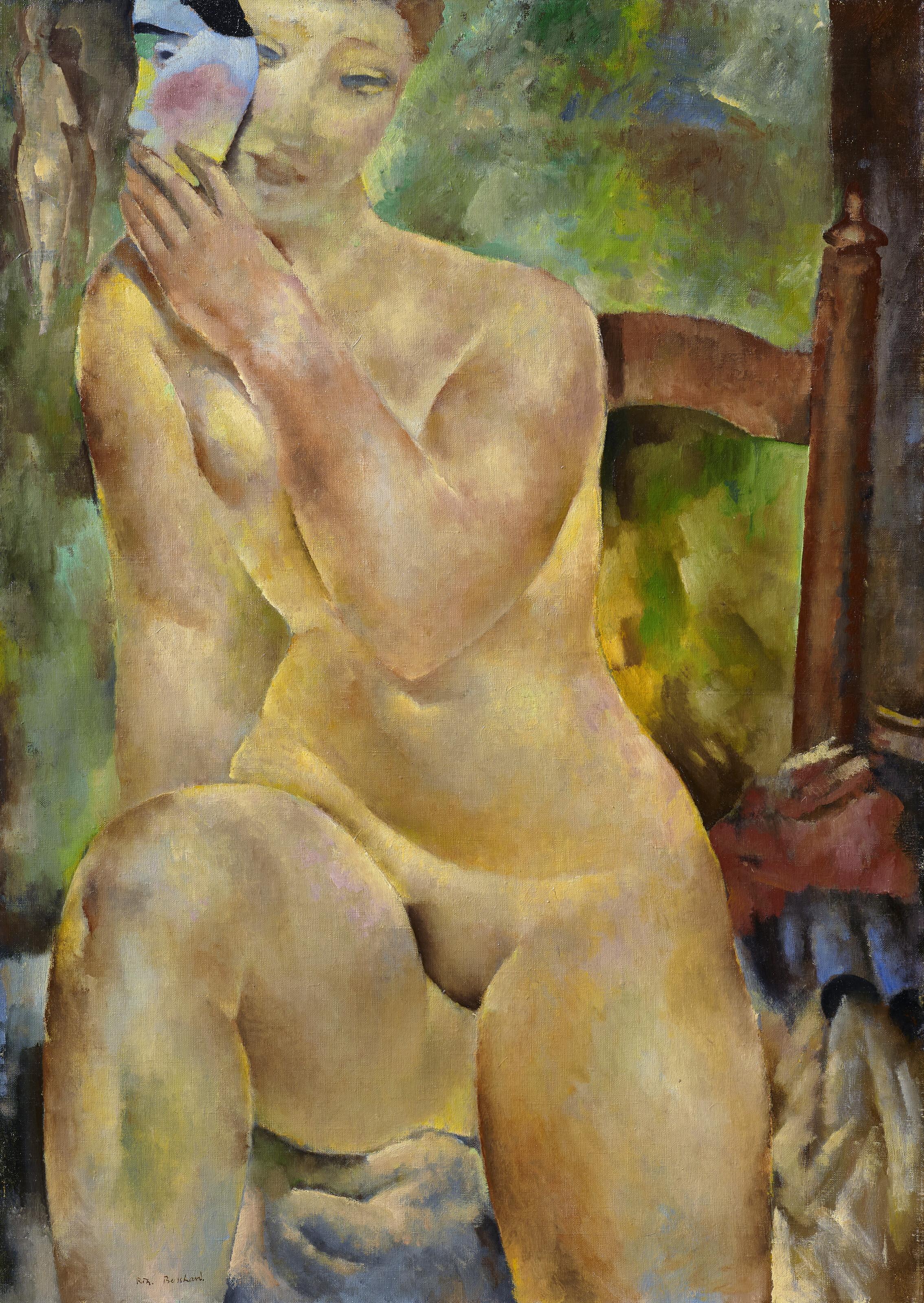 Rodolphe-Théophile Bosshard - Nu au masque