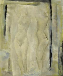 Rodolphe-Théophile Bosshard - Nu devant mirroir, 1954