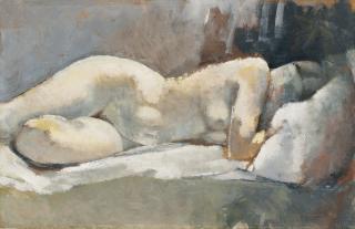 Rodolphe Théophile Bosshard - Nue Allongée Reclining Nude