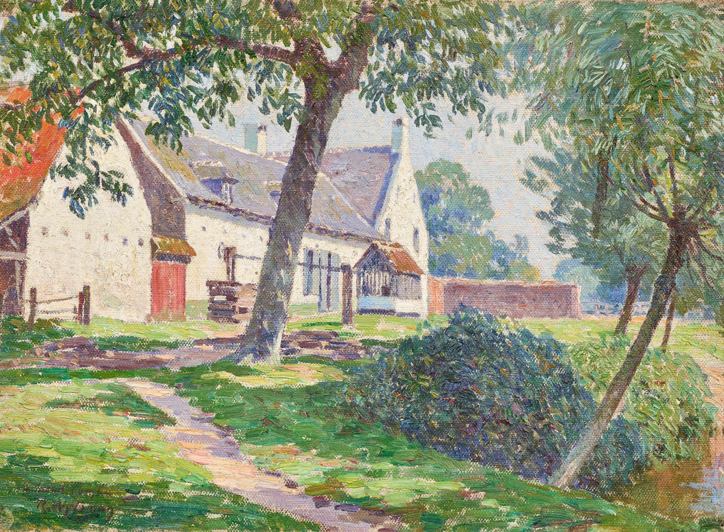 Rodolphe Wytsman - Landschaft mit Bauernhof.