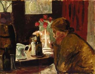 Rodrigo Moynihan, R.A. - Girl in a Bar