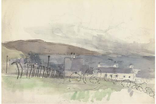 Rodrigo Moynihan, R.A. - Royal Artillery Camp, Shetland Islands
