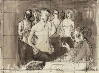 Rodrigo Moynihan, R.A. - Study for Medical Inspection