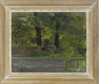 Rodrigo Moynihan R.A. - The garden statue