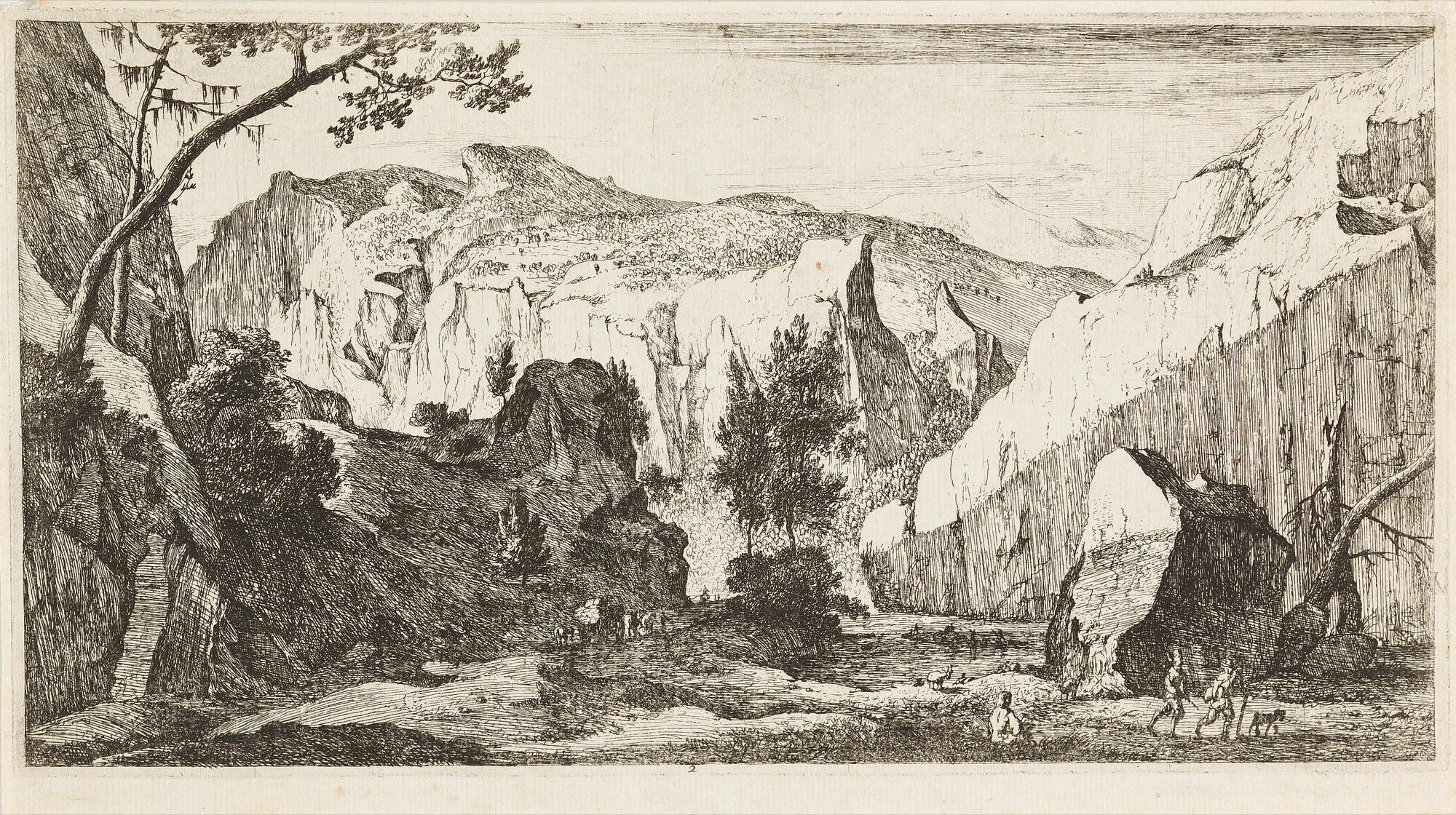 Roelant Roghman - 2 Bll. der Folge: Acht Tiroler Landschaften.