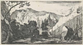Roelant Roghman - Rocky Landscape, From: Eight Tyrolean Landscapes