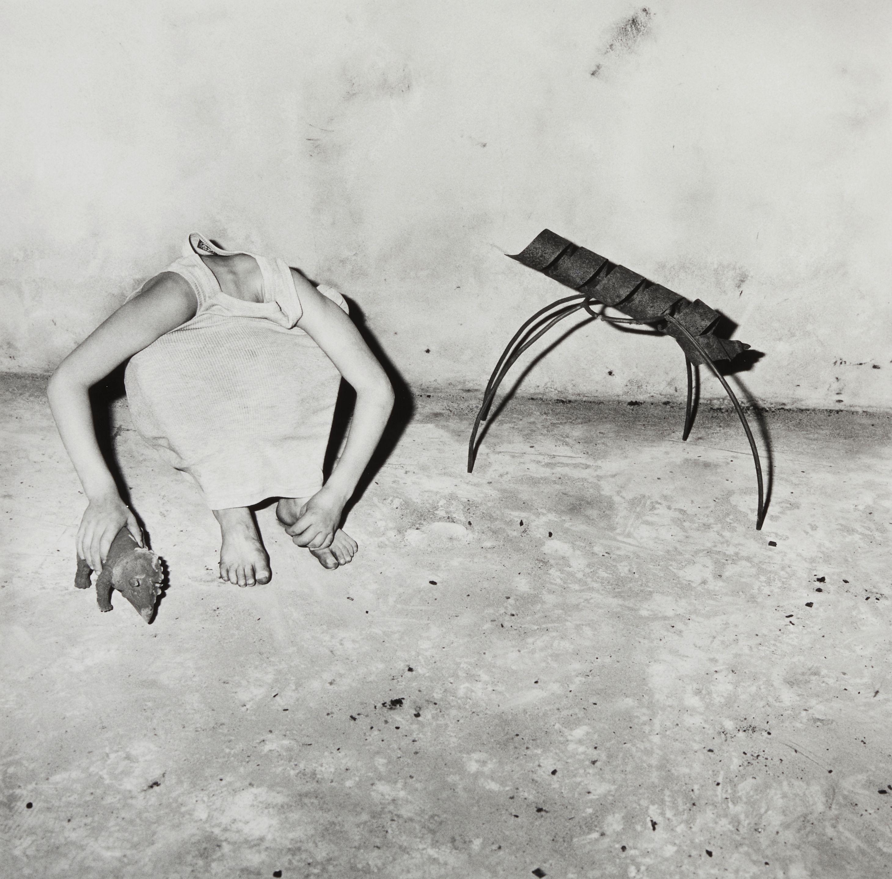 Roger Ballen - Head Inside Shirt