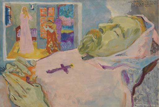 Roger Bezombes - Maurice Denis sur son lit de mort