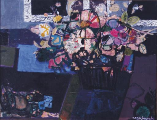 Roger Bezombes - Still life of flowers