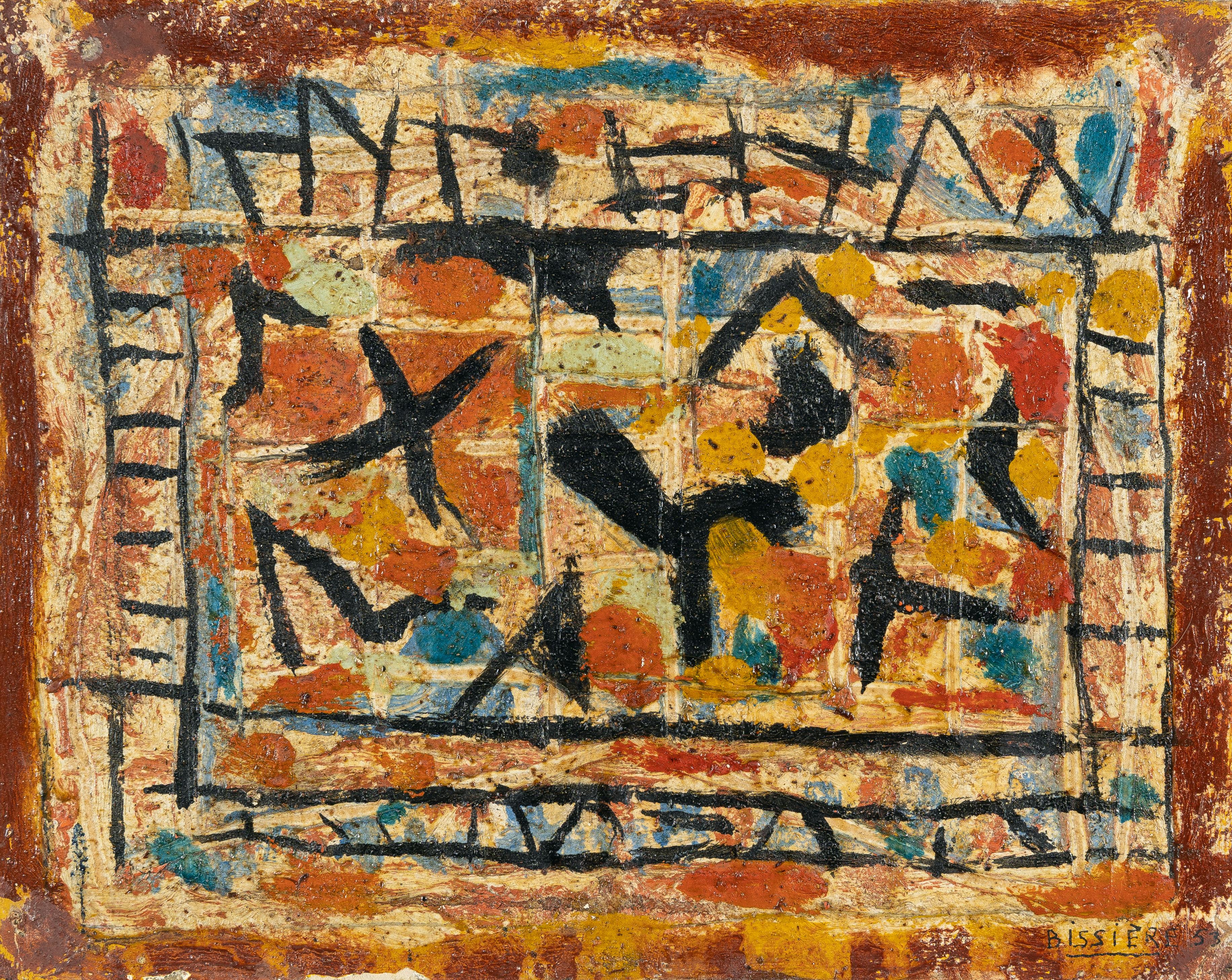 Roger Bissière - Composition abstraite