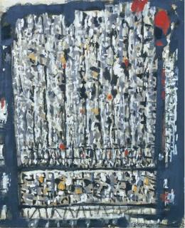 Roger Bissìere - Composition grise