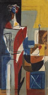 Roger Bissiere - Personnage Et Nature Morte