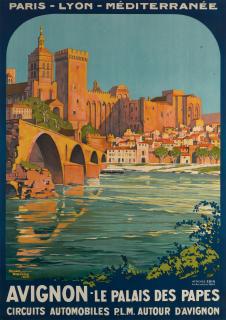 Roger Broders - Avignon-Le Palais Des Papes. Plm