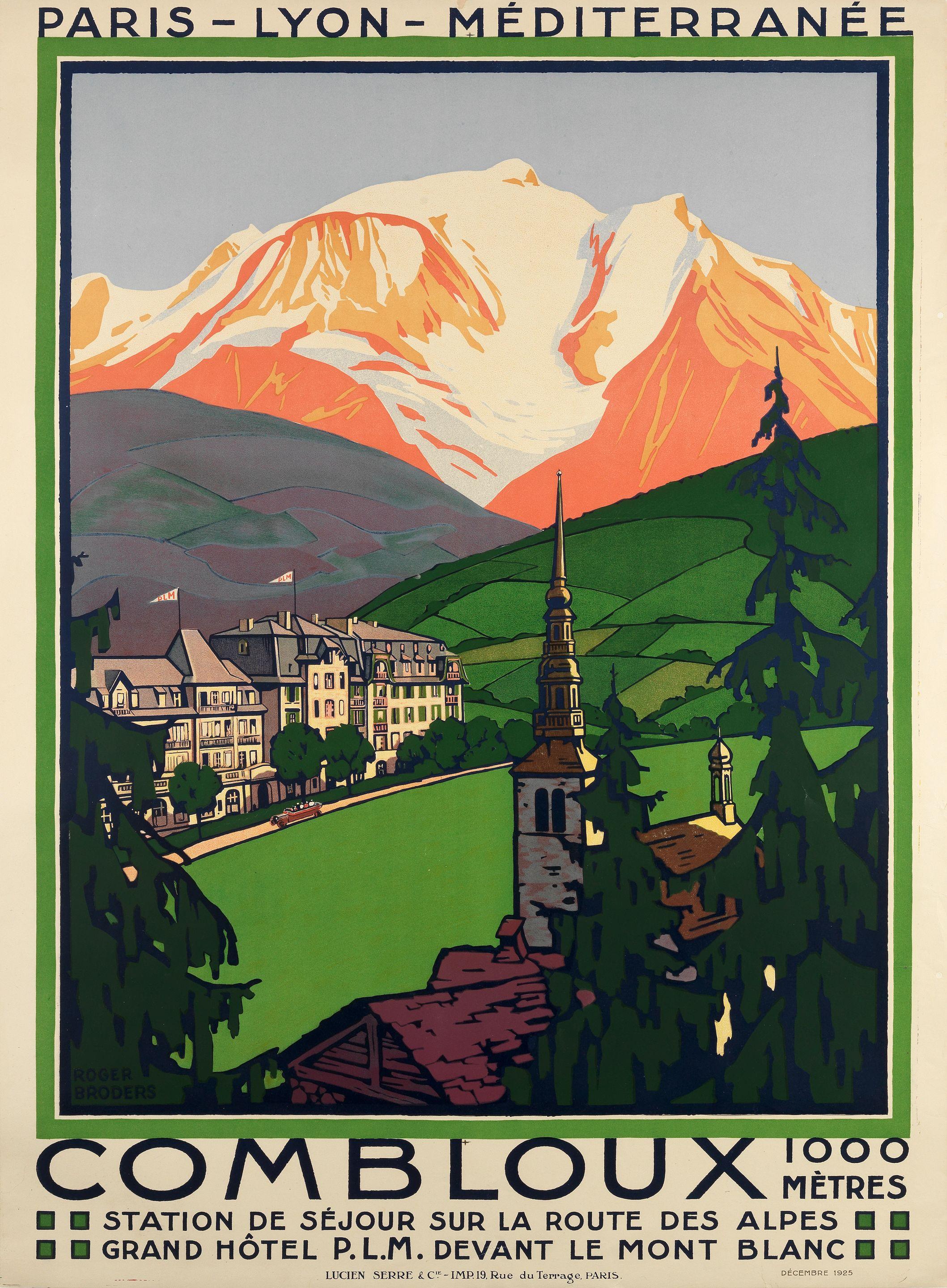 Roger Broders - Combloux, Plm