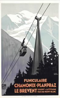 Roger Broders - Funiculaire Chamonix-Planpraz