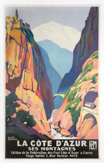 Roger Broders - La Côte D\'Azur Ses Montagnes. Plm