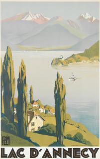 Roger Broders - Lac D\'Annecy, Plm