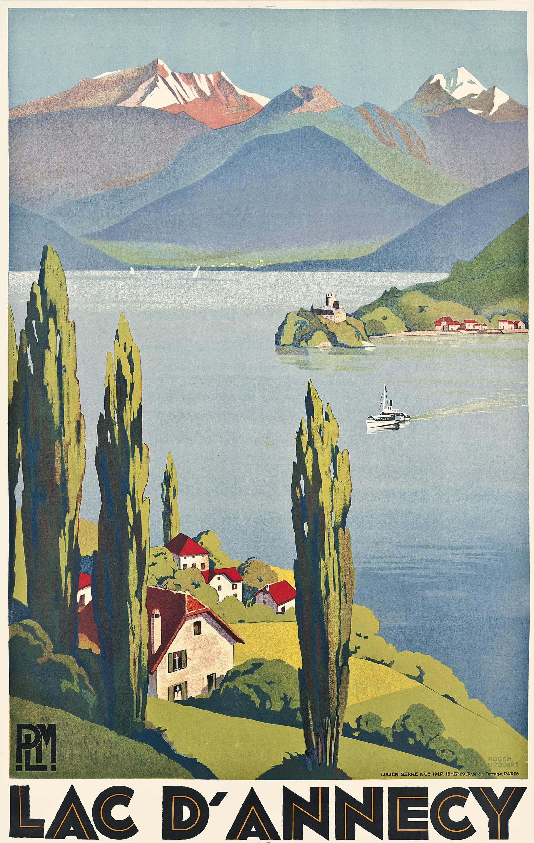 Roger Broders - Lac D\'Annecy