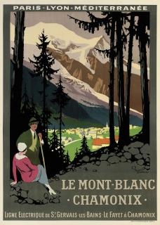Roger Broders - Le Mont-Blanc, Chamonix