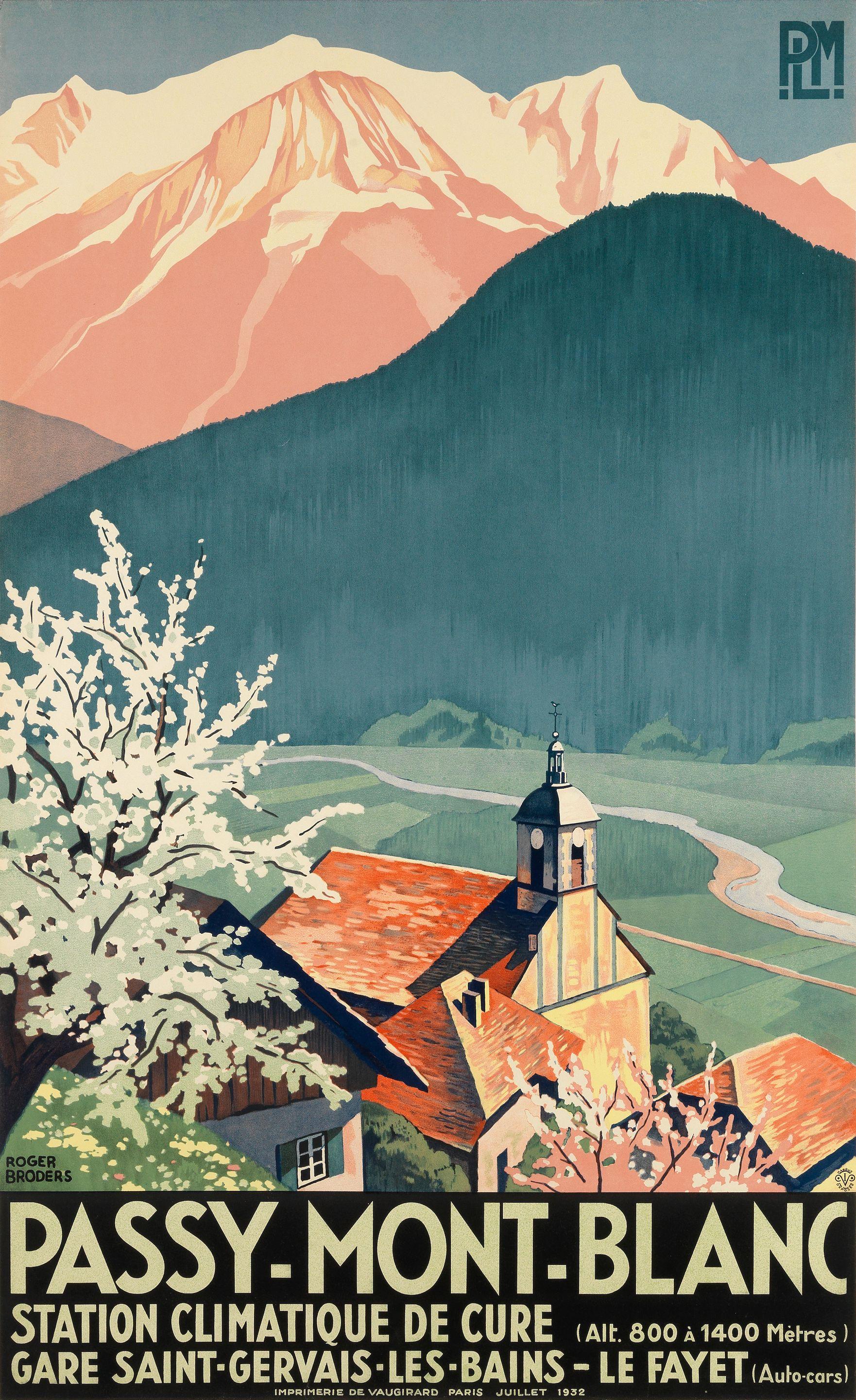 Roger Broders - Passy-Mont-Blanc. Plm