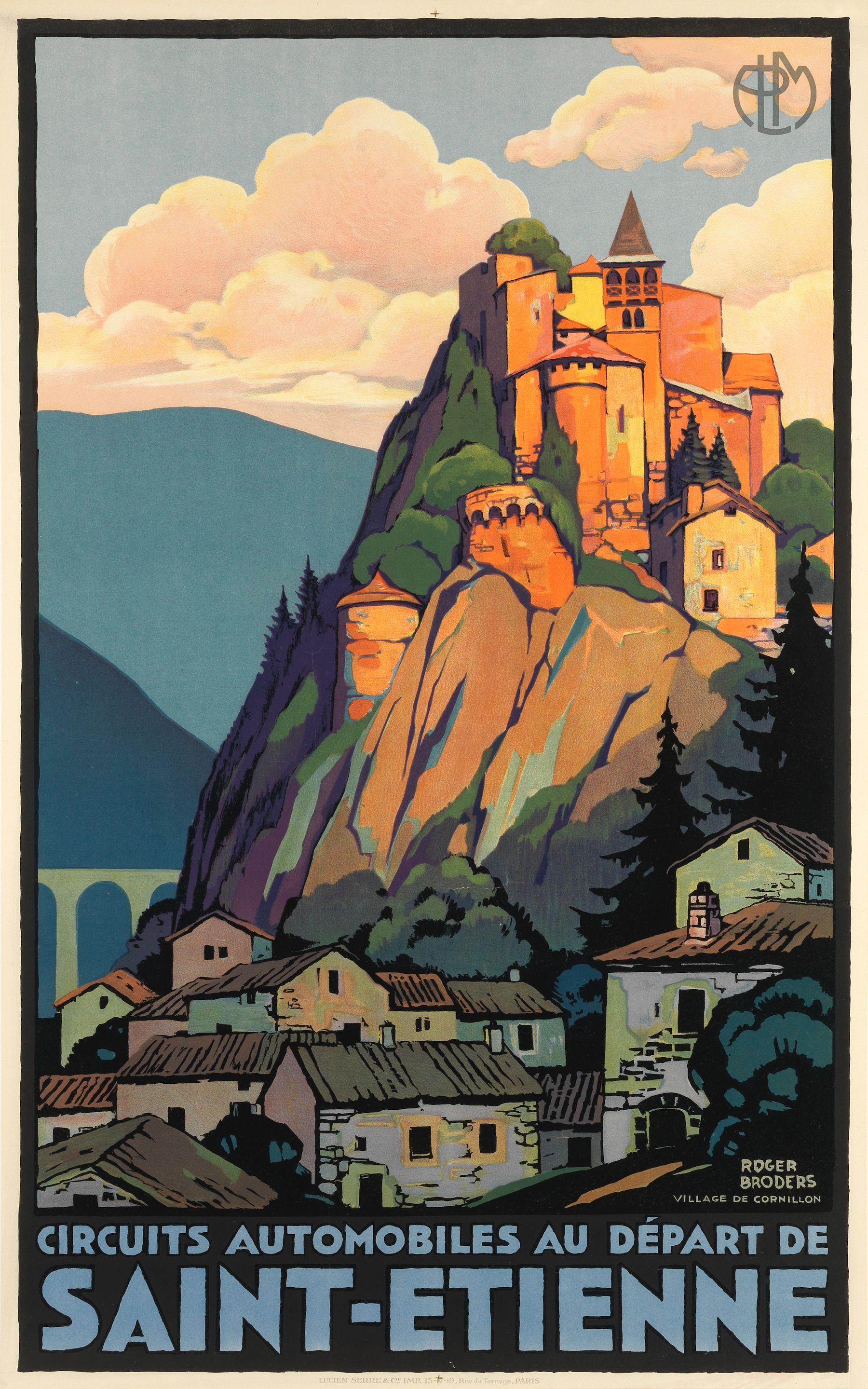 Roger Broders - Saint-Etienne. Plm. Village De Cornillon