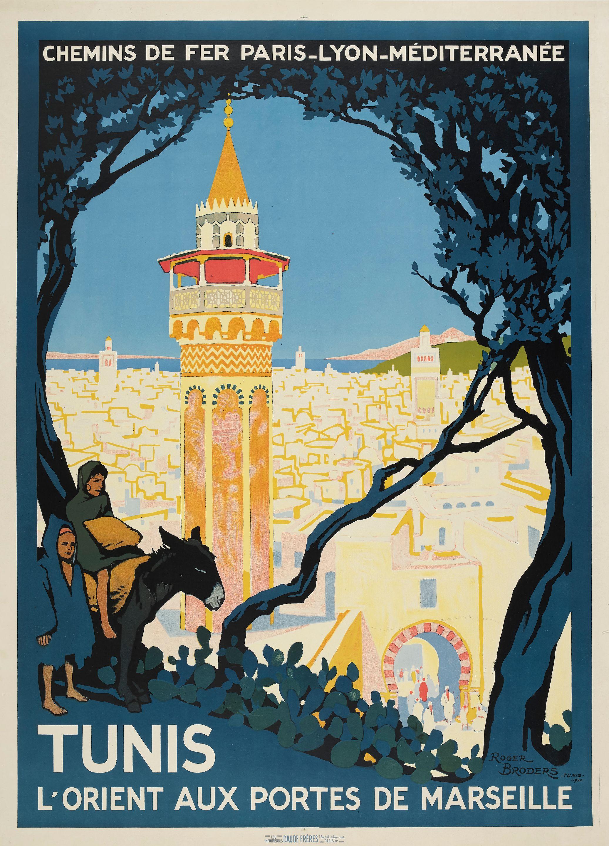 Roger Broders - Tunis, Plm