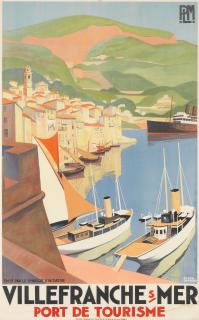 Roger Broders - Villefranche S/ Mer. Plm Port De Tourisme
