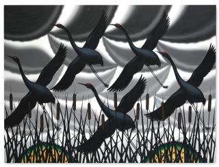 Roger Brown - Memory of Sandhill Cranes