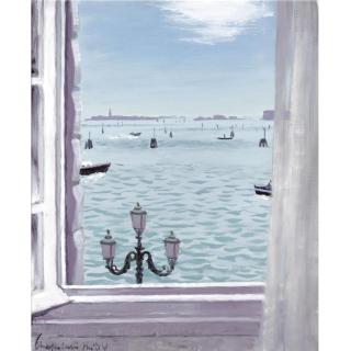 Roger Chapelain-Midy - Fenêtre À Venise