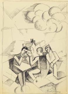 Roger De La Fresnaye - Etude pour La conquête de l\'air