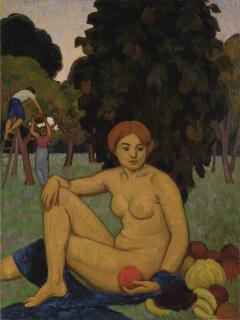 Roger de La Fresnaye - Eve Assise (La Femme Et La Pomme)