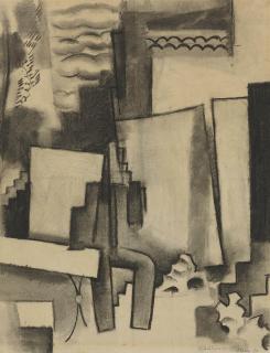 Roger de La Fresnaye - Le Jardin, étude