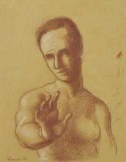 Roger De La Fresnaye - L\'homme au bras tendu