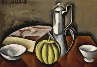 Roger de La Fresnaye - Nature Morte À La Cafetière Et Au Melon
