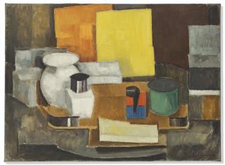 Roger de La Fresnaye - Nature morte au carré jaune