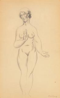 Roger De La Fresnaye - Nu féminin