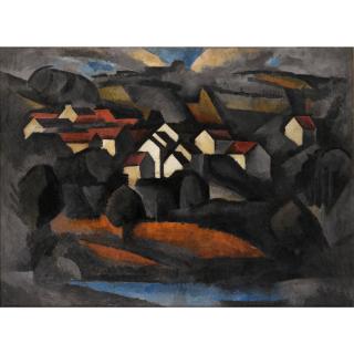 Roger de La Fresnaye - Paysage De La Ferté-Sous-Jouarre, Version Définitive 