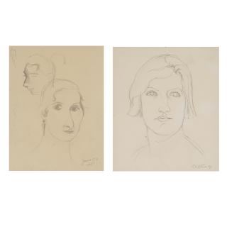 Roger De La Fresnaye - Portraits de Jean et Valentine Hugo